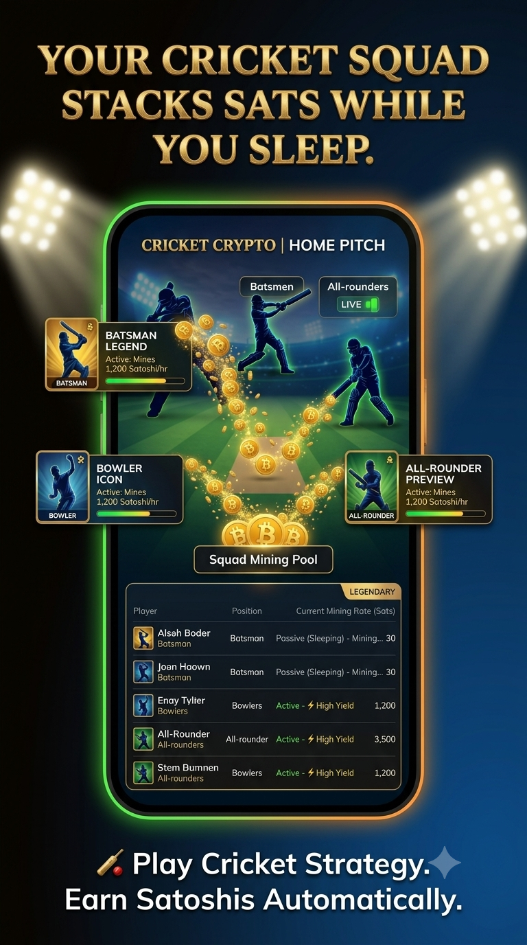 Cricket Crypto Pro home dashboard