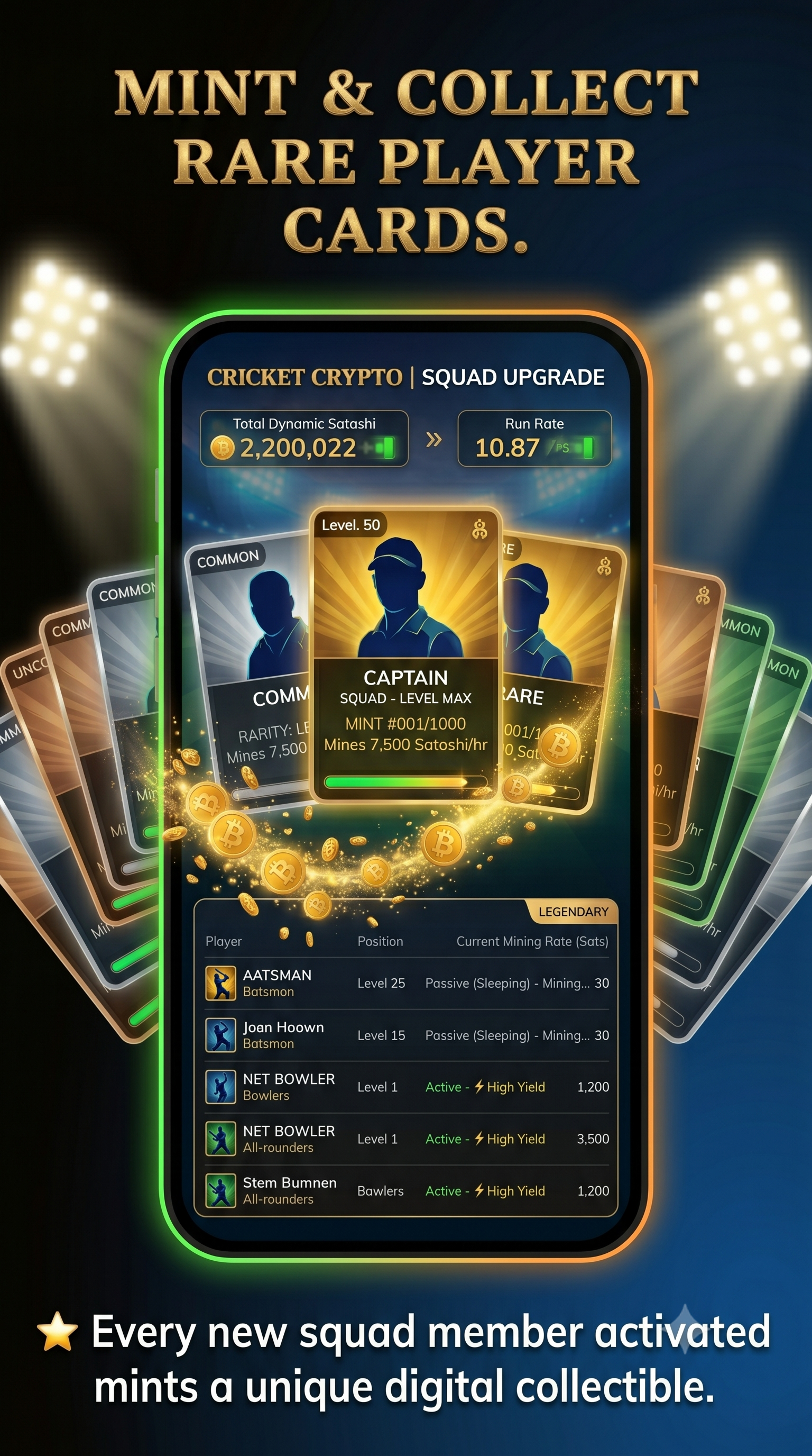 Cricket Crypto Pro card collection